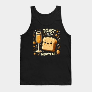 Funny toast to the new year Tank Top